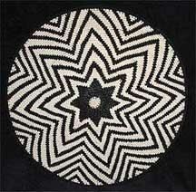 African Zulu Telephone Wire Plate/Basket (1206twp7)