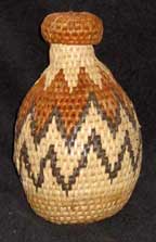 African Zulu Herb Basket (805h18)