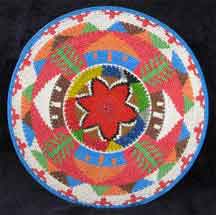 African Zulu Telephone Wire Plate/Basket (807twp6)