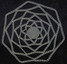 Silver Lace Zulu Telephone Wire Plate/Basket #2