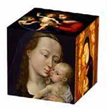 Madonna and Child Museum Art Cube