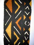 SALE - Handmade African Mud Cloth Hanging (Bogolanfini) with Hanger #2