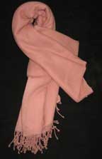Large Handmade 100% Pashmina Shawl - Pink