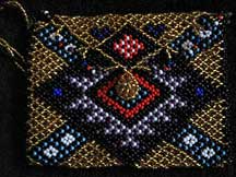 African Zulu Hand Beaded Small Purse (p4)