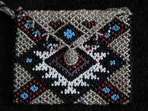 African Zulu Hand Beaded Small Purse (p5)