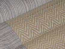 Large Square Thai Meditation Yoga Cushion - Beige Tweed/Tatami Reed