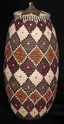 Museum Quality African Zulu Art Basket (403a15)