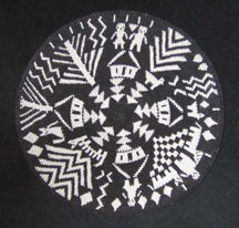 African Zulu Telephone Wire Art Plate/Basket (DUL002)