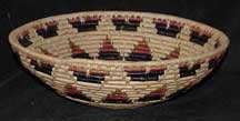 African Zulu Bowl Basket (403B4)