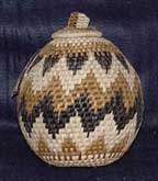 African Zulu Herb Basket (102VE3)