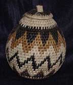 African Zulu Herb Basket (102VE)