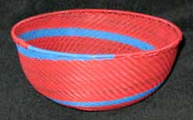 African Zulu Medium Telephone Wire  Bowl/Basket (MWB3)