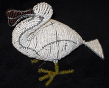 Handmade Bead & Wire Zulu African Duck