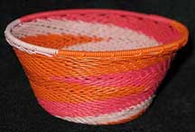 Small African Zulu Telephone Wire Basket/Bowl - Sweet 16