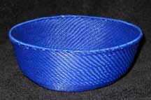 SALE! - Medium African Zulu Telephone Wire Basket/Bowl - Blue