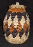 African Zulu Herb Basket (805h2)