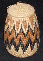 African Zulu Herb Basket (805h6)