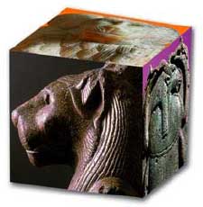 Egyptian Animals Art Museum Cube - Museu Egipci de Barcelona