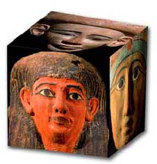 Egyptian Masks Art Museum Cube - Museu Egipci de Barcelona