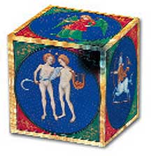 Zodiac Medieval Illuminations Museum Art Cube
