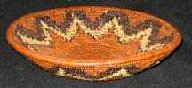 Small African Zulu Herb/Serving Bowl Basket (705b4)