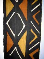 SALE - Handmade African Mud Cloth Hanging (Bogolanfini) with Hanger #5