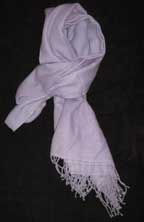 Small Handmade 100% Pashmina Shawl - Lavender