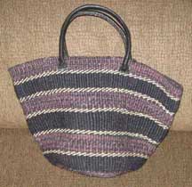 African Sisal Basket Hand Bag