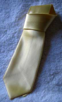 Thai Silk Men's Necktie - Yellow