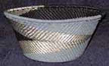 African Zulu Small Telephone Wire Bowl/Basket (605stwb2)