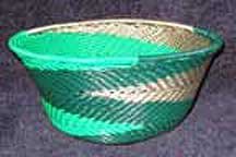 African Zulu Small Telephone Wire Bowl/Basket (605stwb3)