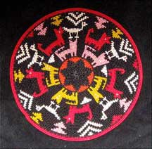 African Zulu Telephone Wire Plate Basket - Animal Parade